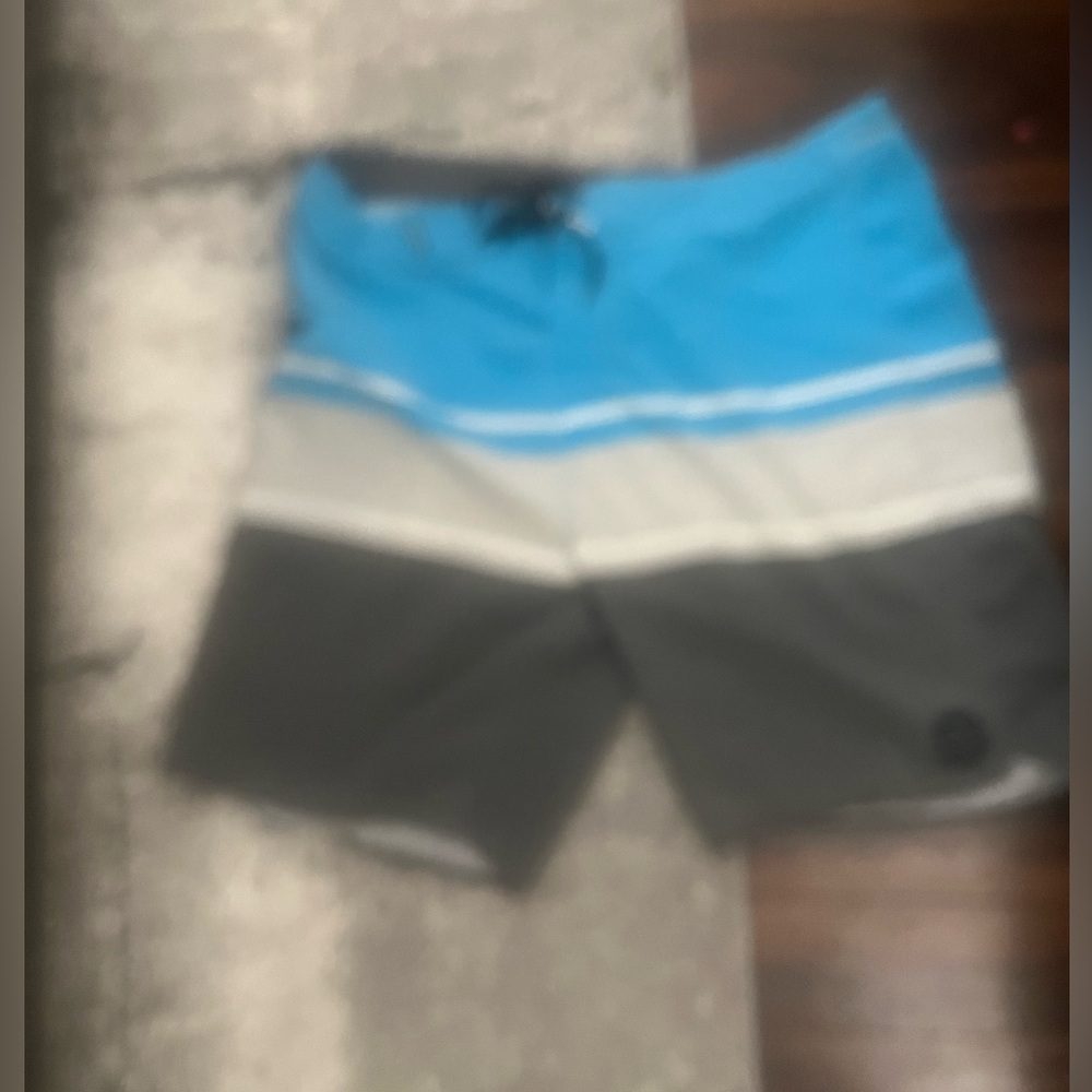 Rip Curl Lay Day  Board Shorts Swim Bathing Suit Mirage SZ 36 blue gary